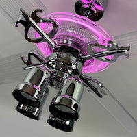 Delray™ Neon Ceiling Fan (Bubblegum)