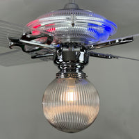Delray™ Barbershop Edition Neon Ceiling Fan