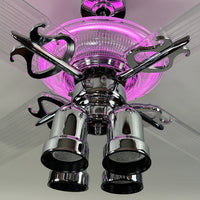 Delray™ Neon Ceiling Fan (Bubblegum)