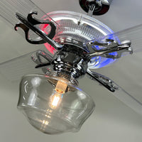 Delray™ Barbershop Edition Neon Ceiling Fan