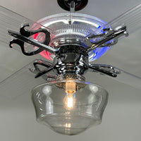 Delray™ Barbershop Edition Neon Ceiling Fan