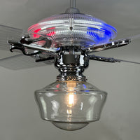 Delray™ Barbershop Edition Neon Ceiling Fan