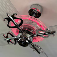 Delray™ Neon Ceiling Fan (Hot Pink)