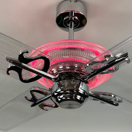 Delray™ Neon Ceiling Fan (Hot Pink)