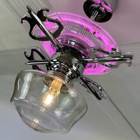 Delray™ Neon Ceiling Fan (Bubblegum)