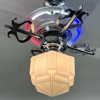Delray™ Barbershop Edition Neon Ceiling Fan