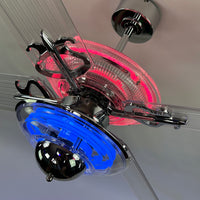 Delray™ Neon Ceiling Fan (Hot Pink)