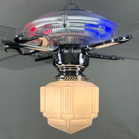 Delray™ Barbershop Edition Neon Ceiling Fan