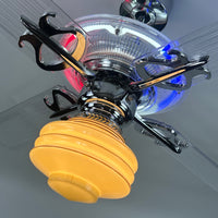 Delray™ Barbershop Edition Neon Ceiling Fan
