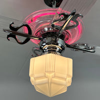 Delray™ Neon Ceiling Fan (Hot Pink)