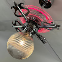 Delray™ Neon Ceiling Fan (Hot Pink)