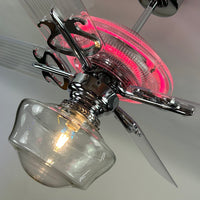 Delray™ Neon Ceiling Fan (Hot Pink)