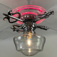 Delray™ Neon Ceiling Fan (Hot Pink)