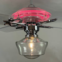 Delray™ Neon Ceiling Fan (Hot Pink)