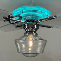 Delray™ Neon Ceiling Fan (Turquoise)