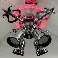 Delray™ Neon Ceiling Fan (Hot Pink)