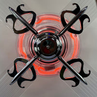 Delray™ Neon Ceiling Fan (Tangerine)