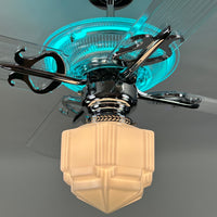 Delray™ Neon Ceiling Fan (Turquoise)