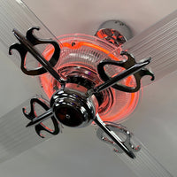 Delray™ Neon Ceiling Fan (Tangerine)