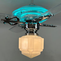 Delray™ Neon Ceiling Fan (Turquoise)
