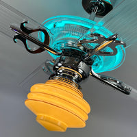 Delray™ Neon Ceiling Fan (Turquoise)