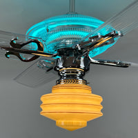 Delray™ Neon Ceiling Fan (Turquoise)