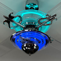 Delray™ Neon Ceiling Fan (Turquoise)