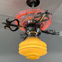 Delray™ Neon Ceiling Fan (Tangerine)