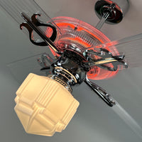 Delray™ Neon Ceiling Fan (Tangerine)