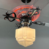 Delray™ Neon Ceiling Fan (Tangerine)