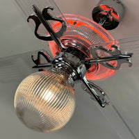 Delray™ Neon Ceiling Fan (Tangerine)