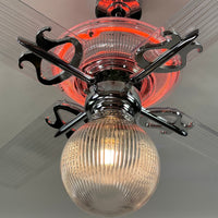 Delray™ Neon Ceiling Fan (Tangerine)