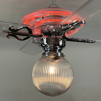 Delray™ Neon Ceiling Fan (Tangerine)