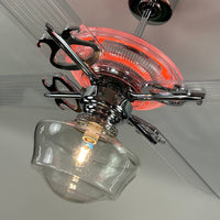Delray™ Neon Ceiling Fan (Tangerine)
