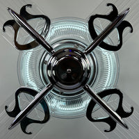 Delray™ Neon Ceiling Fan (Snow White)