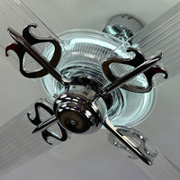 Delray™ Neon Ceiling Fan (Snow White)