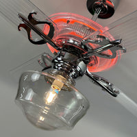Delray™ Neon Ceiling Fan (Tangerine)