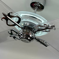 Delray™ Neon Ceiling Fan (Snow White)