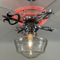 Delray™ Neon Ceiling Fan (Tangerine)