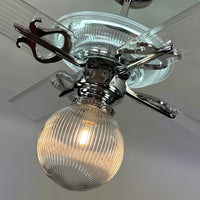 Delray™ Neon Ceiling Fan (Snow White)
