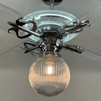 Delray™ Neon Ceiling Fan (Snow White)