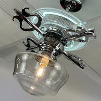 Delray™ Neon Ceiling Fan (Snow White)