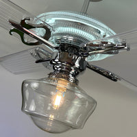 Delray™ Neon Ceiling Fan (Snow White)