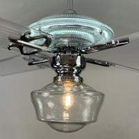 Delray™ Neon Ceiling Fan (Snow White)