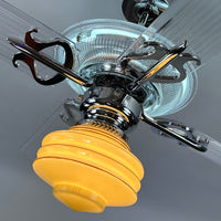 Delray™ Neon Ceiling Fan (Snow White)