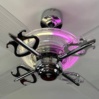 Delray™ Neon Ceiling Fan (Strawberry Éclair)