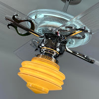 Delray™ Neon Ceiling Fan (Snow White)