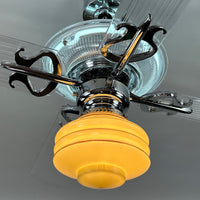 Delray™ Neon Ceiling Fan (Snow White)