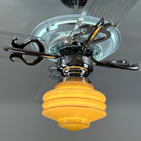 Delray™ Neon Ceiling Fan (Snow White)