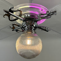 Delray™ Neon Ceiling Fan (Strawberry Éclair)